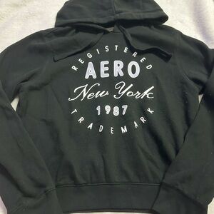 Aeropostale Black Hoodie Sweater